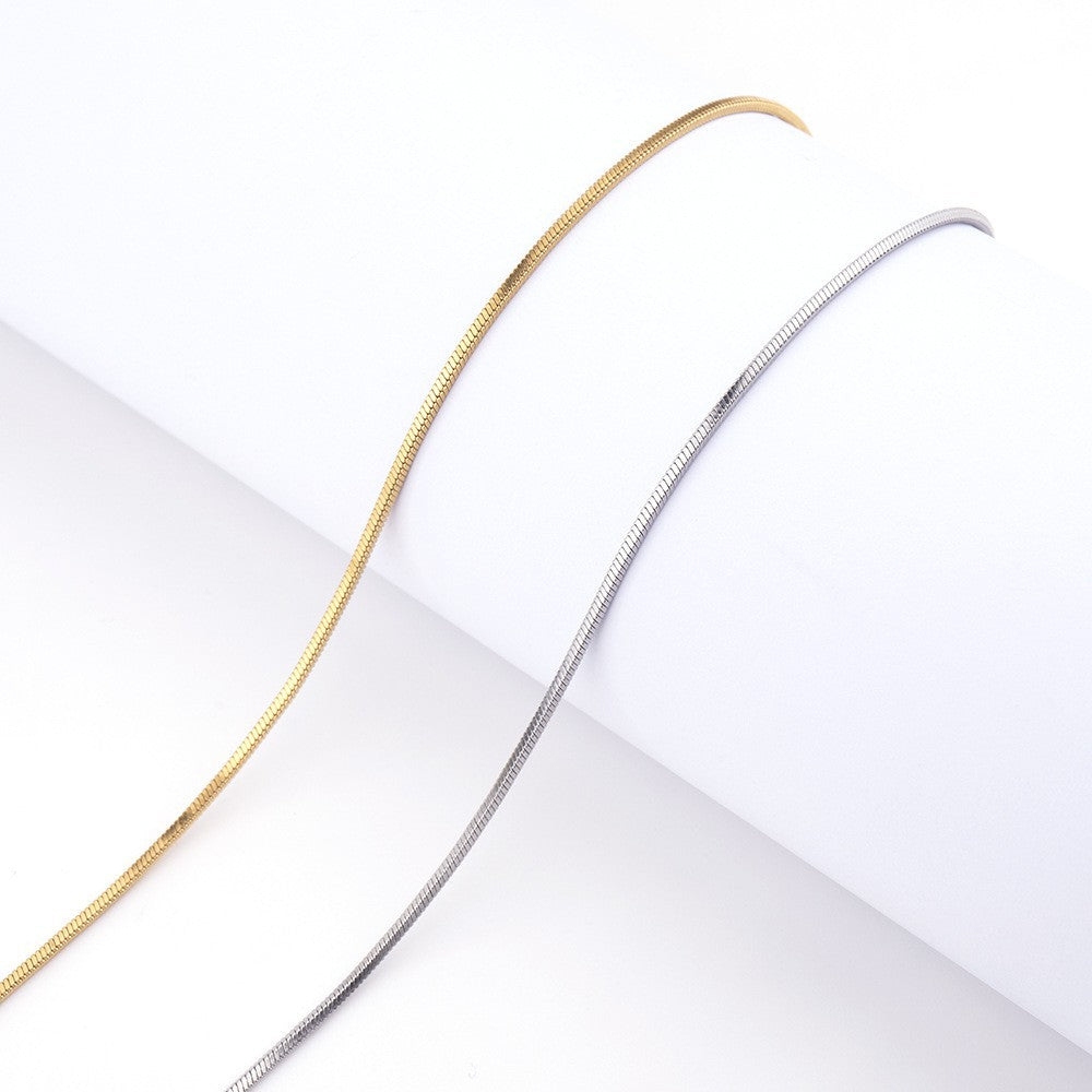 AWT-179 Thin Snake Chain- Golden